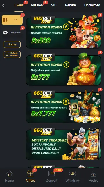 663BET Game